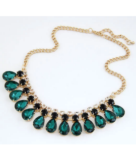 Necklace - Emerald green